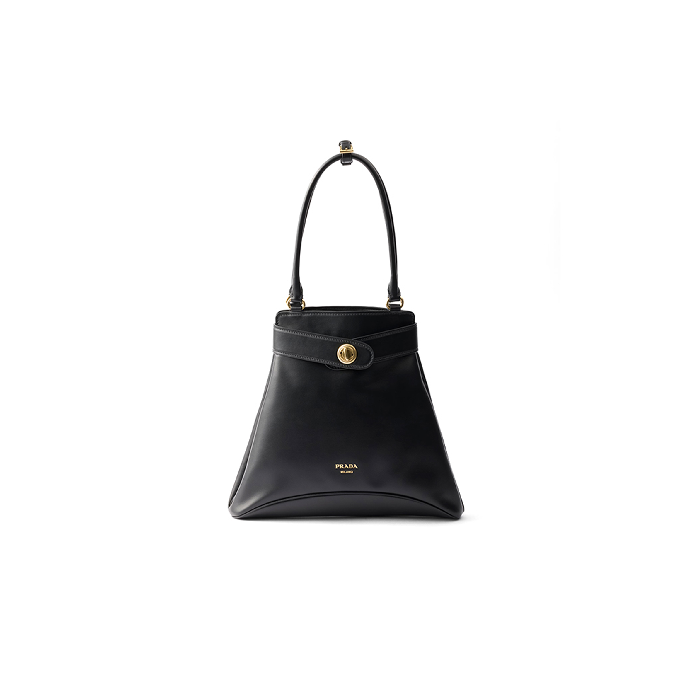 Pra*a carey medium leather tote bag 1bg567 (31*28*5cm)